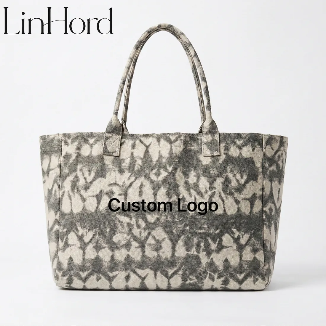 All-over print canvas tote product view 1 / 满版印花帆布托特包产品图 1