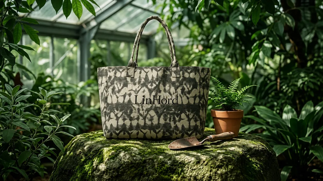 All-over print canvas tote in use 4 / 满版印花帆布托特包使用场景 4