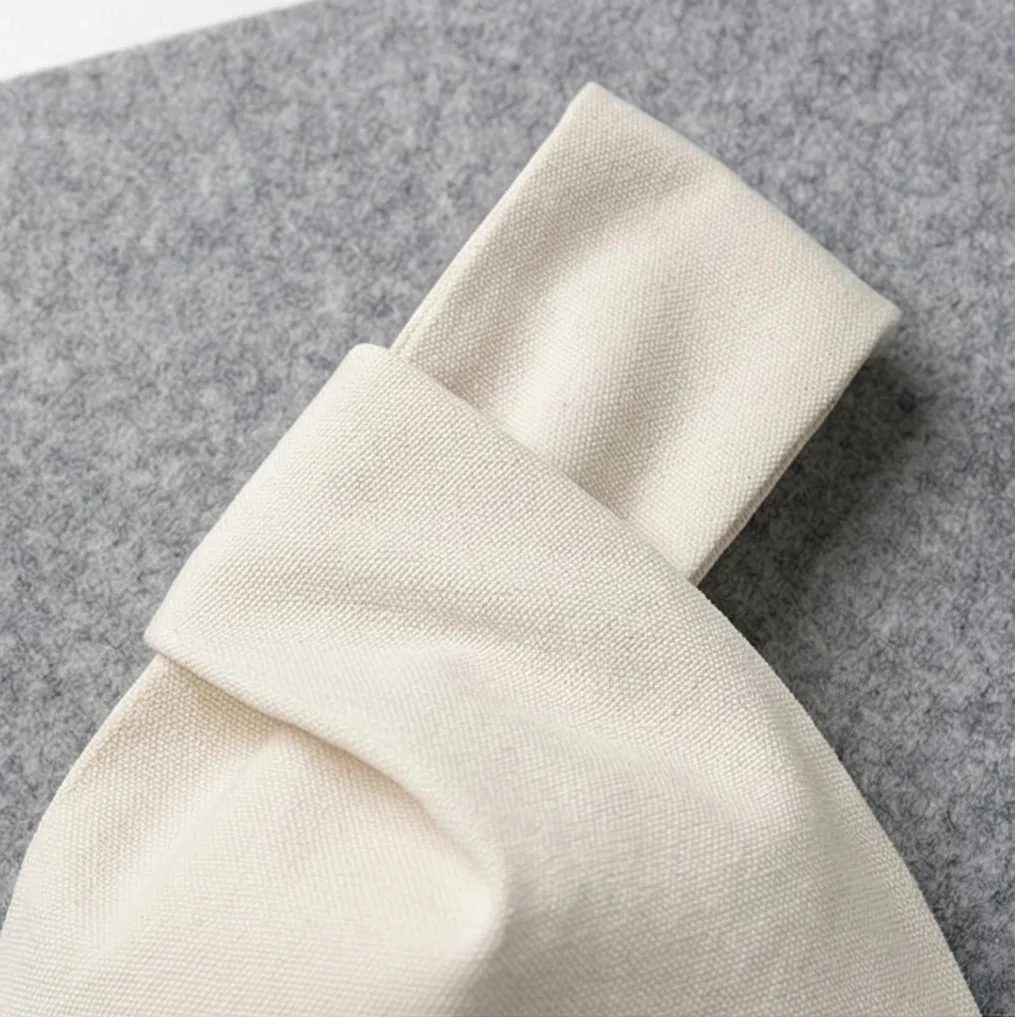 Canvas Japanese knot bag detail 2 / 帆布日式结绳包局部细节 2