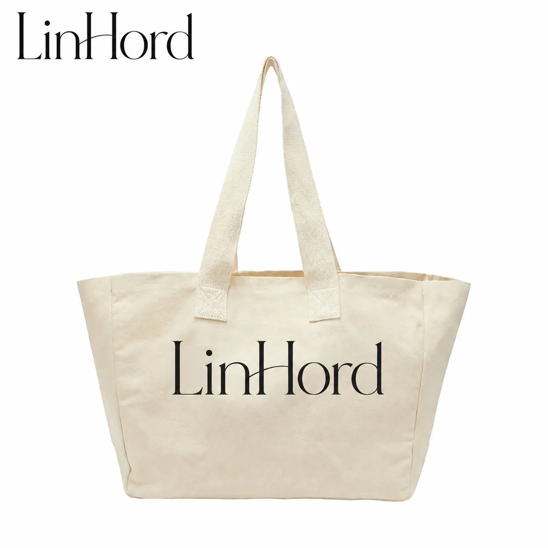 Wide canvas shopper product view 1 / 宽版帆布购物袋产品图 1